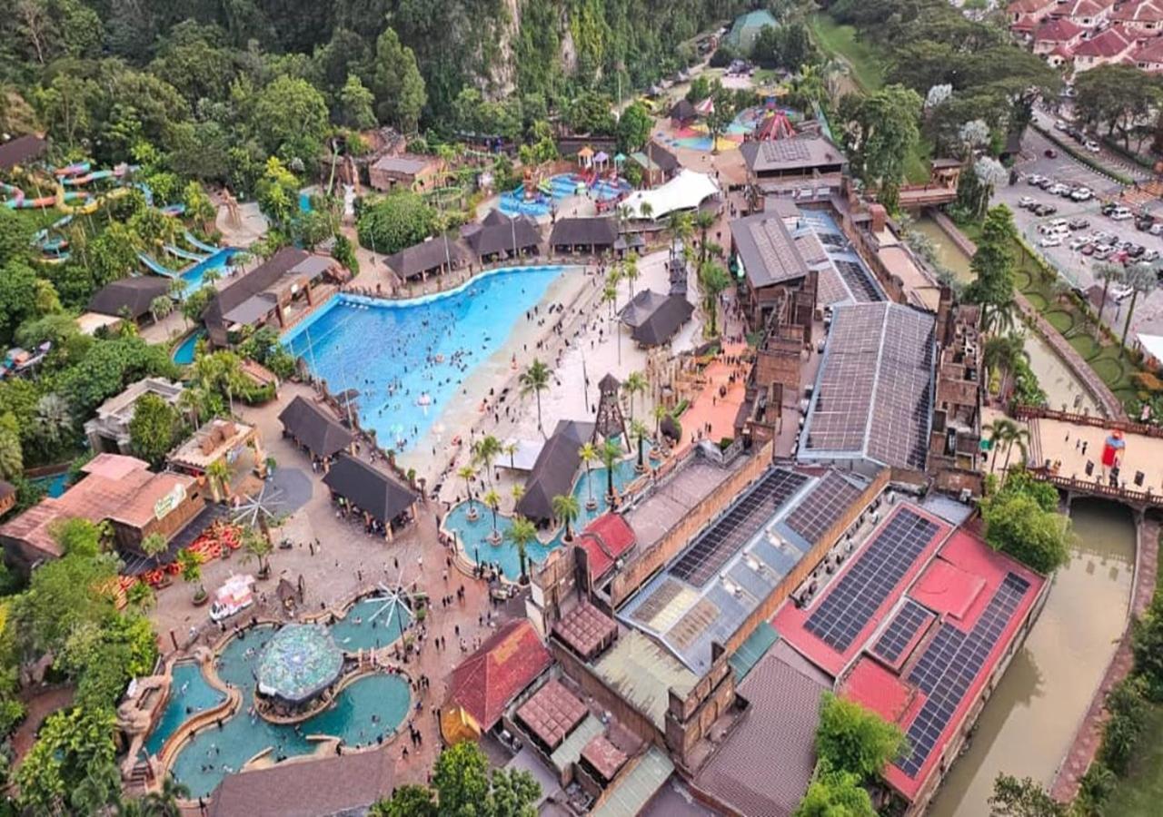 Pangsapuri Hotspring 2 1910 With Theme Park View And Netflix 6 Pax Ipoh